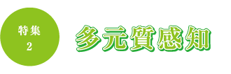 ［特集2］ 多元質感知